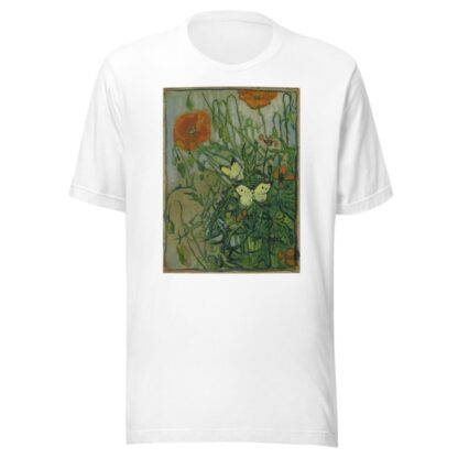 Butterflies and poppies by Vincent van Gogh T-Shirt