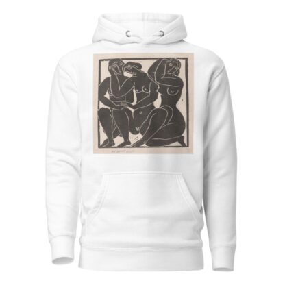 Drie zittende naakte vrouwen by Moissej Kogan Hoodie