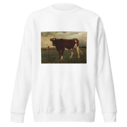 Study of a Cow by Émile van Marcke Sweatshirt