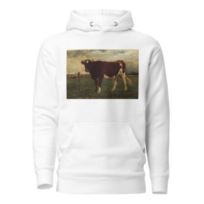 Study of a Cow by Émile van Marcke Hoodie
