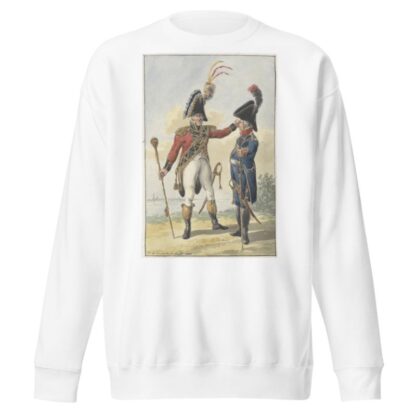 Twee staande officieren by Jan Anthonie Langendijk Sweatshirt