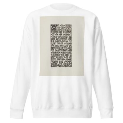 Manifesto of the Brücke artists’ group by Ernst Ludwig Kirchner Sweatshirt