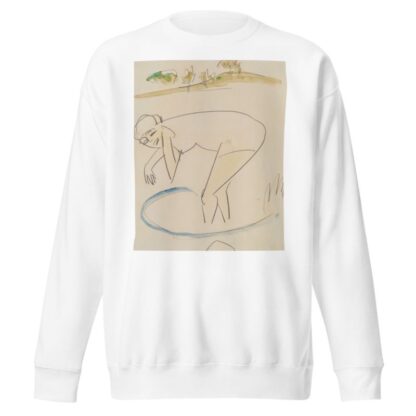 Badende am Ufer by Ernst Ludwig Kirchner Sweatshirt