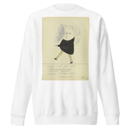 ‘Sitzt ich in der Strassenbahn…’ by John Elsas Sweatshirt