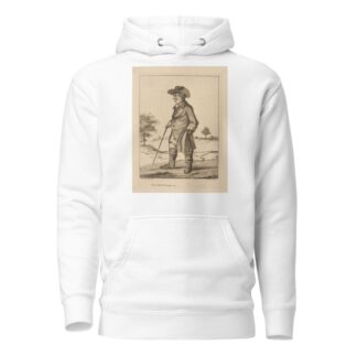 Man with cane by Henry William Bunbury Hoodie