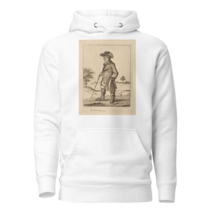 Man with cane by Henry William Bunbury Hoodie