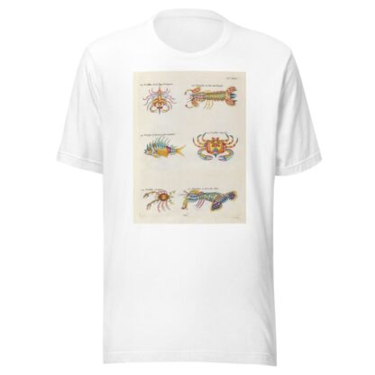 Poissons, ecrevisses et crabes, de diverses couleurs et figures extraordinaires.. Pl.095 by Louis Renard T-Shirt