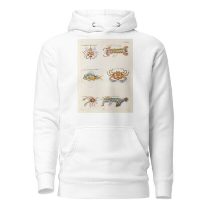 Poissons, ecrevisses et crabes, de diverses couleurs et figures extraordinaires.. Pl.095 by Louis Renard Hoodie