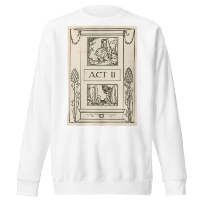 Title page to act 2 of The tempest by Robert Anning Bell Sweatshirt