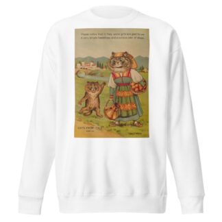 Cats from Italy by Louis Wain Sweatshirt