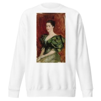 Portrait Of Mrs. Dagmar Dippell, Compositional Sketch by Albert Edelfelt Sweatshirt