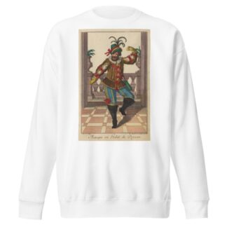Masque en habit de paysan by Martin Engelbrecht Sweatshirt