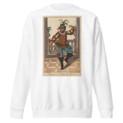 Masque en habit de paysan by Martin Engelbrecht Sweatshirt