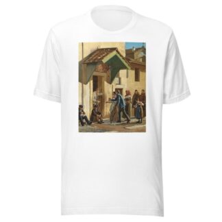 Fattige bespises ud for klosteret San Bonaventura på Palatinerhøjen by Frederik Christian Lund T-Shirt