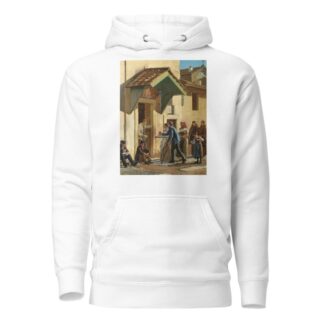 Fattige bespises ud for klosteret San Bonaventura på Palatinerhøjen by Frederik Christian Lund Hoodie