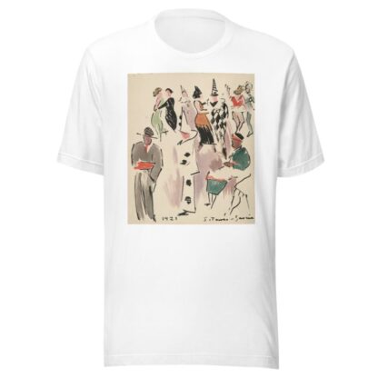 Artists’ Ball; Pierrot, Harlequin, and Dancers by Joaquín Torres-García T-Shirt