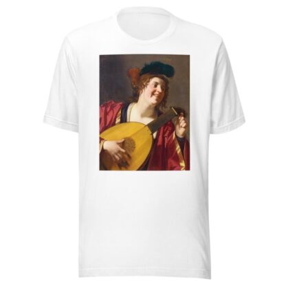 A Woman Tuning A Lute by Gerard van Honthorst T-Shirt