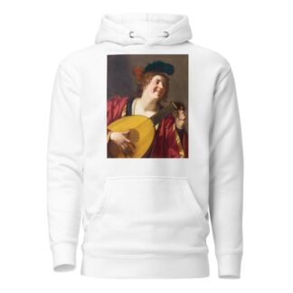 A Woman Tuning A Lute by Gerard van Honthorst Hoodie