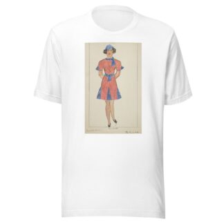 Run Little Chillun: Sue Scott. Short red dress with blue panels, and matching blue cap by B. House T-Shirt