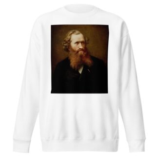 Portrait of the Painter J.F. Eckersberg by Knud Bergslien Sweatshirt