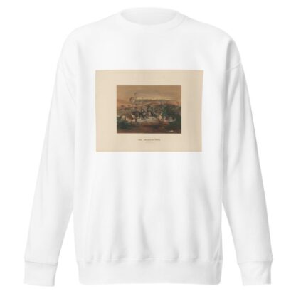 The American Rhea by Joseph Wolf Sweatshirt