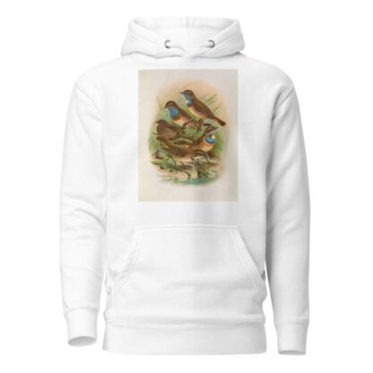 Erithacus cyaneculus by Johann Friedrich Naumann Hoodie