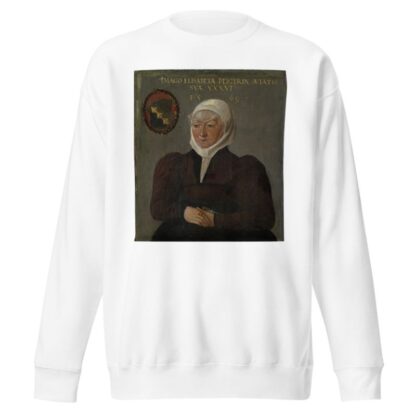 Portrait of Elisabeth Peyer of Schaffhausen by Abel Stimmer Sweatshirt