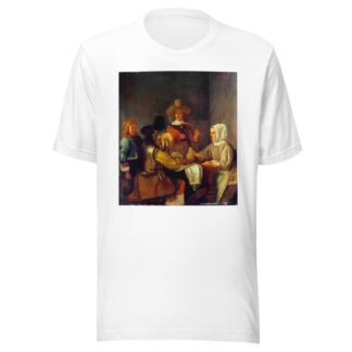 The Oyster Meal by Hendrick van der Burgh T-Shirt