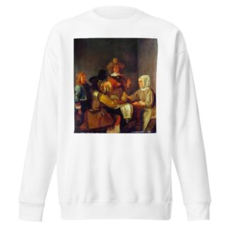 The Oyster Meal by Hendrick van der Burgh Sweatshirt