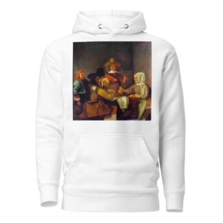 The Oyster Meal by Hendrick van der Burgh Hoodie