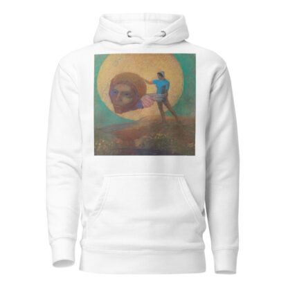 Figure portant une tête ailée by Odilon Redon Hoodie