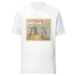 Hey Diddle Diddle and Baby Bunting Pl.1 by Randolph Caldecott T-Shirt