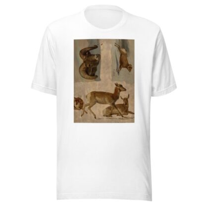 Study of Bighorn Sheep and Antelope by Albert Bierstadt T-Shirt