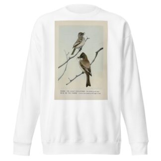 Chebec the Least Flycatcher, Dear Me the Phoebe by Louis Agassiz Fuertes Sweatshirt
