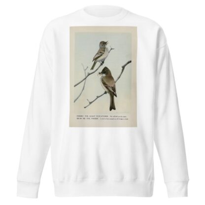 Chebec the Least Flycatcher, Dear Me the Phoebe by Louis Agassiz Fuertes Sweatshirt