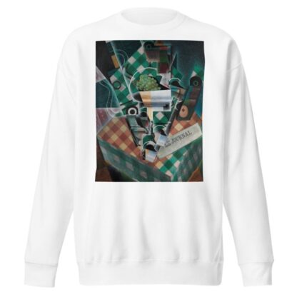 Still Life with Checked Tablecloth by Juan Gris Sweatshirt