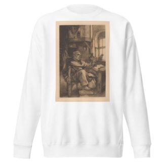 Monnik in studeercel by Johannes Josephus Aarts Sweatshirt