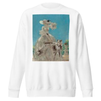 À Versailles by Louis Icart Sweatshirt