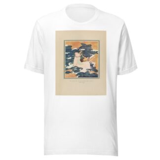 He scampered across the sand and plunged right in among the foaming billows by Edmund Dulac T-Shirt