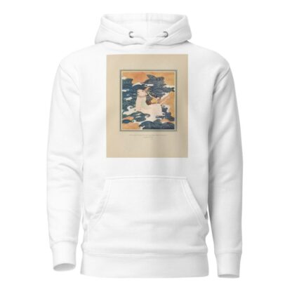 He scampered across the sand and plunged right in among the foaming billows by Edmund Dulac Hoodie