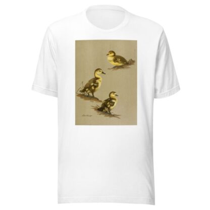 Downy Young Of Red-Head, Canvas-Back, Ring-Necked Duck by Allan Brooks T-Shirt