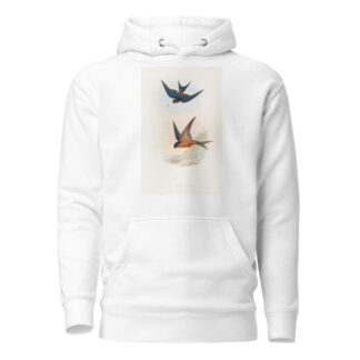 Ceylonese Mosque-Swallow by John Gould Hoodie