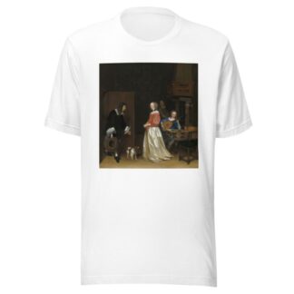 The Suitor’s Visit by Gerard ter Borch T-Shirt