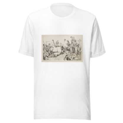 A Roman victory parade, with the Trusts in the front and ‘Queen Rose’ by William Henry Walker T-Shirt