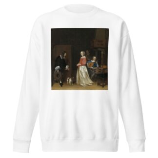 The Suitor’s Visit by Gerard ter Borch Sweatshirt