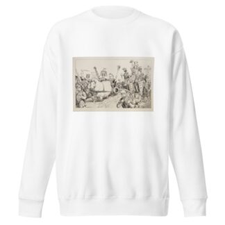 A Roman victory parade, with the Trusts in the front and ‘Queen Rose’ by William Henry Walker Sweatshirt