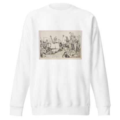 A Roman victory parade, with the Trusts in the front and ‘Queen Rose’ by William Henry Walker Sweatshirt