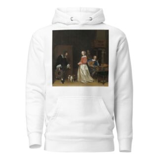 The Suitor’s Visit by Gerard ter Borch Hoodie