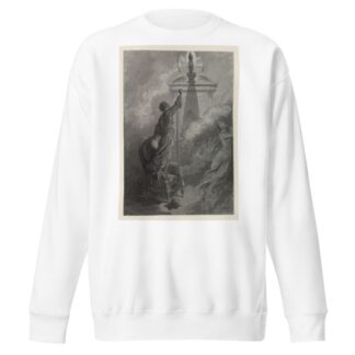 The Raven Pl.21 by Gustave Doré Sweatshirt