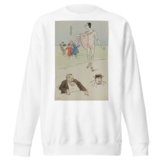 le baron Maurice de Rothschild, Edmond Dreyfus , M Cahen by Georges Goursat (Sem) Sweatshirt